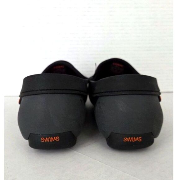 SWIMS Braided Penny Loafer Mens 8 Water Shoe Black Mesh Rubber Slip On Loafers main image 3